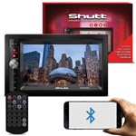 Central Multimídia Shutt Chicago 2 Din Tela 6.5" Bluetooth Touch Usb Sd P2 Áudio Streaming Fm Am Mp3