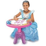 Ficha técnica e caractérísticas do produto Centro de Atividades Infantil Princesas Disney 3em1 Cadeira + Mesa com Repartição