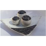 Ficha técnica e caractérísticas do produto Centro de Mesa Ceramica