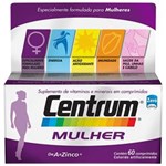 Ficha técnica e caractérísticas do produto Centrum Mulher Suplemento Vitamínico de a A Zinco 60caps