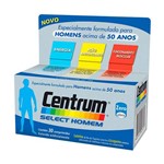 Ficha técnica e caractérísticas do produto Centrum Select Homem , 30 Comprimidos, Pfizer Consumer