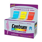 Ficha técnica e caractérísticas do produto Centrum Select Mulher , 60 Comprimidos, Pfizer Consumer