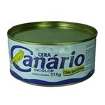 Ficha técnica e caractérísticas do produto Cera Canária em Pasta 375g com Silicone - Incolor