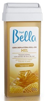 Ficha técnica e caractérísticas do produto Cera Depilatoria Roll-On Mel 100g Depil Bella