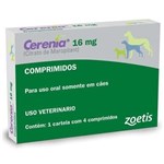 Ficha técnica e caractérísticas do produto Cerenia Antiemético 16mg Cx 4cps - Zoetis
