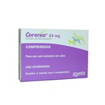 Ficha técnica e caractérísticas do produto Cerenia Antiemético 24mg C/4 Comprimidos - Zoetis