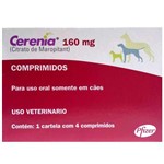 Ficha técnica e caractérísticas do produto Cerenia Zoetis 160mg 4 Comprimidos - Zoetis / Cerenia
