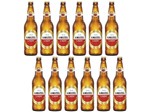 Ficha técnica e caractérísticas do produto Cerveja Amstel Lager 12 Unidades - 600ml