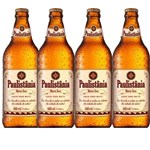 Ficha técnica e caractérísticas do produto Cerveja Artesanal Paulistania Lager Marco Zero 600Ml 4 Un