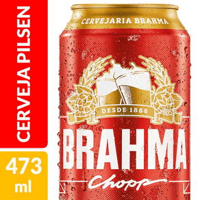 Ficha técnica e caractérísticas do produto Cerveja Brahma Chopp 473ml (Lata)
