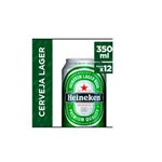 Ficha técnica e caractérísticas do produto Cerveja Heineken Lata 350 Ml Cx C/12