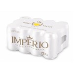 Ficha técnica e caractérísticas do produto Cerveja IMPERIO Lata 350ml - Pack com 12 Unidades