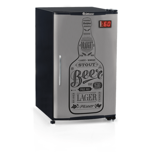 Ficha técnica e caractérísticas do produto Cervejeira Gelopar, 112 Litros, Controlador Digital, Porta Adesivada - GRBA120GW - 110V