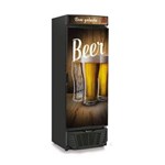 Ficha técnica e caractérísticas do produto Cervejeira Porta com Adesivo 450L Profissional Gelopar 220V Preto