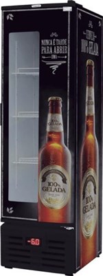 Ficha técnica e caractérísticas do produto Cervejeira Slim Fricon Porta de Chapa com Visor 284L - VCFC 284 D