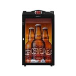 Ficha técnica e caractérísticas do produto Cervejeira Venax Expvq100l 82 Litros Porta de Vidro Adesivada Preto Fosco 220V