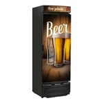 Ficha técnica e caractérísticas do produto Cervejeira Vertical Gelopar Porta Adesivada 441 Litros GRBA-450 WD Preta - 110v