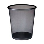 Ficha técnica e caractérísticas do produto Cesto de Lixo Aço Basket 16 Litros Preto
