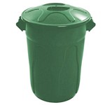 Ficha técnica e caractérísticas do produto Cesto de Lixo Tipo Balde 100 L Verde