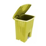 Ficha técnica e caractérísticas do produto Cesto Lixeira de Lixo com Pedal 30 Litros Amarelo
