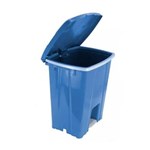 Ficha técnica e caractérísticas do produto Cesto Lixeira de Lixo com Pedal 30 Litros Azul