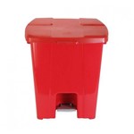 Ficha técnica e caractérísticas do produto Cesto / Lixeira Plástica com Pedal 30 Litros Vermelha Jsn P30