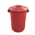 Ficha técnica e caractérísticas do produto Cesto Plástico Tipo Balde 20 L Vermelho