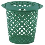 Ficha técnica e caractérísticas do produto Cesto Roupas Plástico 46,5l Verde Cód. 5526 - Sanremo