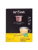 Ficha técnica e caractérísticas do produto Chá Capim Limão com Menta Aroma Cápsulas 25g