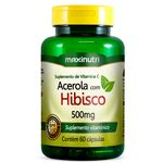 Ficha técnica e caractérísticas do produto Chá de Hibisco 500mg - Maxinutri - 60 Cápsulas