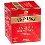 Ficha técnica e caractérísticas do produto Chá Inglês Twinings English Breakfast 20g