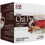 Ficha técnica e caractérísticas do produto Chá Preto/Gengibre/Canela 10Env 12G Chá Mais