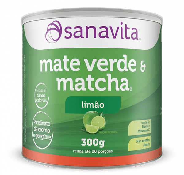 Ficha técnica e caractérísticas do produto Chá Verde Livre Sanavita 250g Sabor Limão