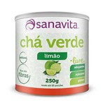 Ficha técnica e caractérísticas do produto Chá Verde Sabor Limão 250g Sanavita