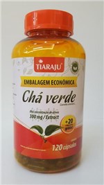 Ficha técnica e caractérísticas do produto Chá Verde - Tiaraju - 120 + 20 Cápsulas 300mg