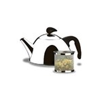 Ficha técnica e caractérísticas do produto Chaleira para Chá com Coador 1 L Brinox - PRATA