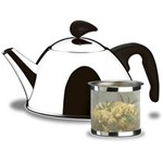 Ficha técnica e caractérísticas do produto Chaleira Verona para Chá com Coador 1 Litro em Aço Inox - Brinox