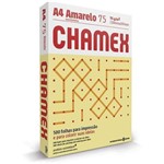 Ficha técnica e caractérísticas do produto Chamex Colors A4 75g 500 Folhas Amarelo