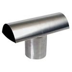 Chamine Tee para Exaustão de Aquecedores a Gas 120mm em Aluminio