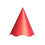 Ficha técnica e caractérísticas do produto Chapéu de Aniversário Liso Vermelho - 08 Unidades