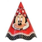 Ficha técnica e caractérísticas do produto Chapéu de Aniversário Minnie Vermelha - 08 Unidades