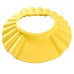 Ficha técnica e caractérísticas do produto Chapeu para Banho Amarela Anti Shampoo Bêbes Protetor de Olhos Amarelo