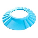 Ficha técnica e caractérísticas do produto Chapeu para Banho Azul Anti Shampoo Bêbes Protetor de Olhos Azul