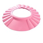Ficha técnica e caractérísticas do produto Chapeu para Banho Rosa Anti Shampoo Bêbes Protetor de Olhos