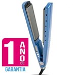 Chapinha Prancha Cor Azul Profissional Titanium Temperatura Até 450ºF - Bivolt -1 Ano de Garantia - Casa e Costura