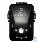 Ficha técnica e caractérísticas do produto Chaveador KVM HUB21 - 2 Portas USB - Teclado + Video + Mouse