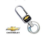 Ficha técnica e caractérísticas do produto Chaveiro de Metal Chevrolet Gm Mosquetão Gatilho Carro Corsa Celta Onix Prisma Cobalt Cruze