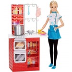 Ficha técnica e caractérísticas do produto Chefe de Massas Barbie - Mattel DMC36