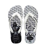 Ficha técnica e caractérísticas do produto Chinelo Havaianas Unissex Star Wars - Branco - Tamanho 33/34 - Branco