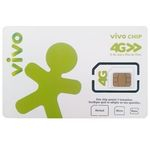 Ficha técnica e caractérísticas do produto Chip Vivo Pré 4G Universal